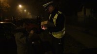 Policjanci zabrzańsiej drogówki podczas akcji &quot;Znicz 2015