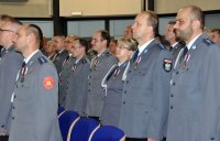 Uroczystości związane z awansami i odznaczeniami dla policjantów i pracowników korpusu służby cywilnej