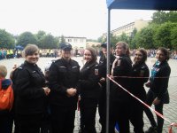 Uczniowie zabrzańskich szkół podczas Dnia Otwartego w Szkole Policji w Katowicach