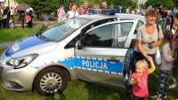 Policjanci zabrzańskiej komendy podczas spotkania z przedszkolakami z ulicy Kotarbińskiego i Klonowej