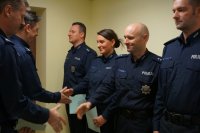Policjanci nagrodzeni przez Komendanta Miejskiego Policji w Zabrzu