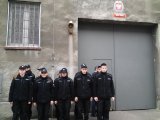 Klasa mundurowa podczas wycieczki do Aresztu Śledczego w Zabrzu