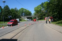 Śmiertelny wypadek drogowy na ulicy Mikulczyckiej w Zabrzu