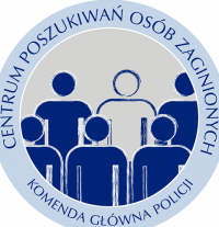 Logo Centrum Poszukiwań Osób Zaginionych KGP