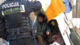 Zabrzańscy policjanci podczas kontroli miejsc przebywania osób bezdomnych