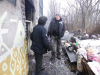 Zabrzańscy policjanci i pracownik socjalny podczas ogólnopolskiego liczenia osób bezdomnych