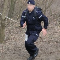 Zabrzańscy policjanci podczas X Półmaratonu Komandosa WAT