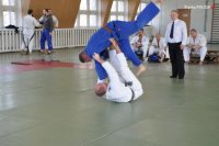 Zabrzańscy policjanci i śląscy policjanci biorący udział w XV Wojewódzkich Mistrzostwach Policji w Judo